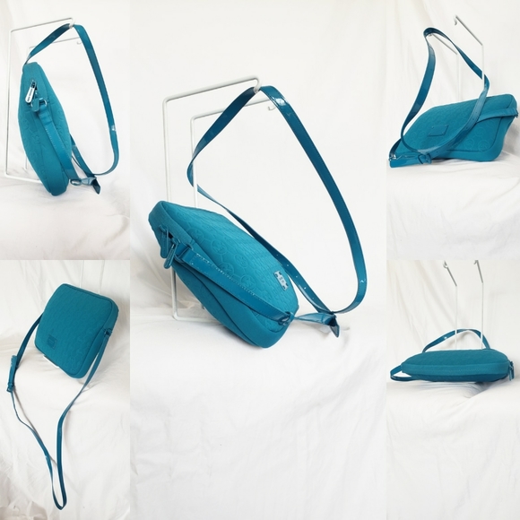 Michael Kors Blue Turquoise Crossbody - Picture 7 of 8